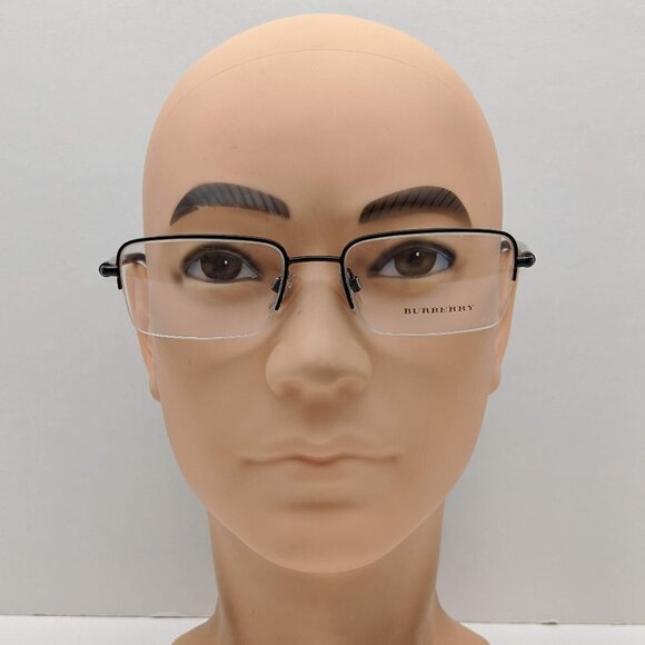 🕶️Made in Italy! Burberry B1196 1001 Eyeglasses 52/18 140 /KAB537🕶️ - Picture 6 of 6